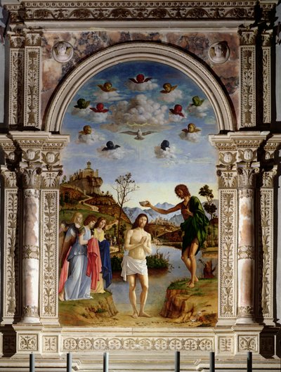 Il battesimo di Cristo da Giovanni Battista Cima da Conegliano